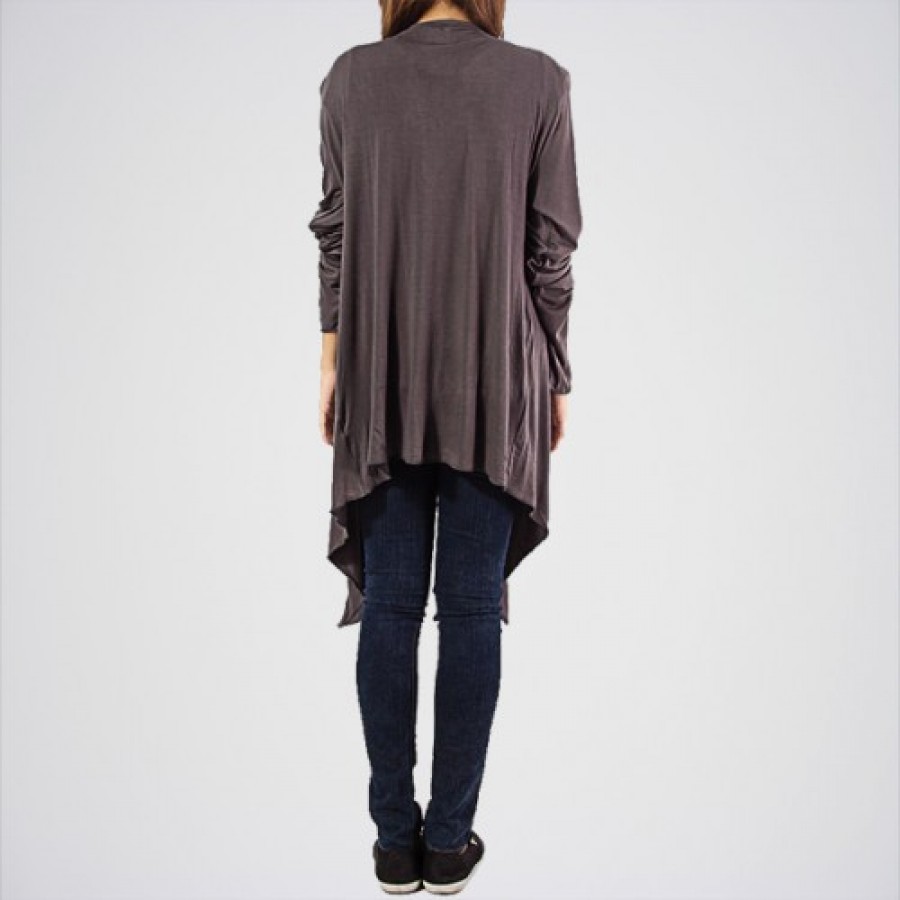 Women's Grey Viscose Cocktail Shrug. MKS-04